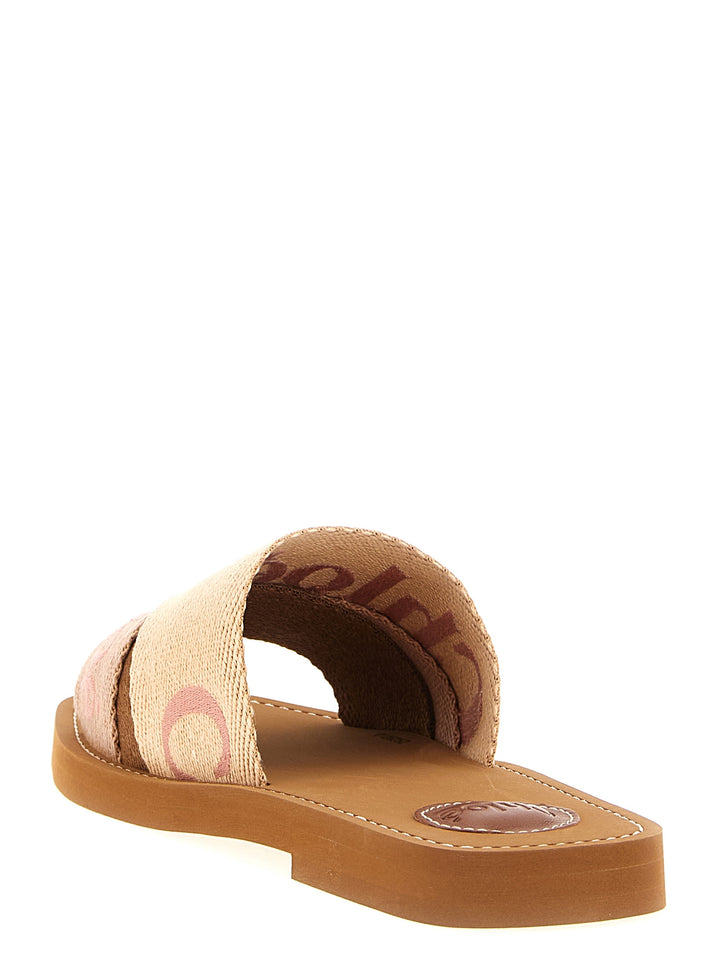 Chloé Woody Sandals - Pink | 2dedac1b7404e1398d7024a9951a047f3d6d3e15