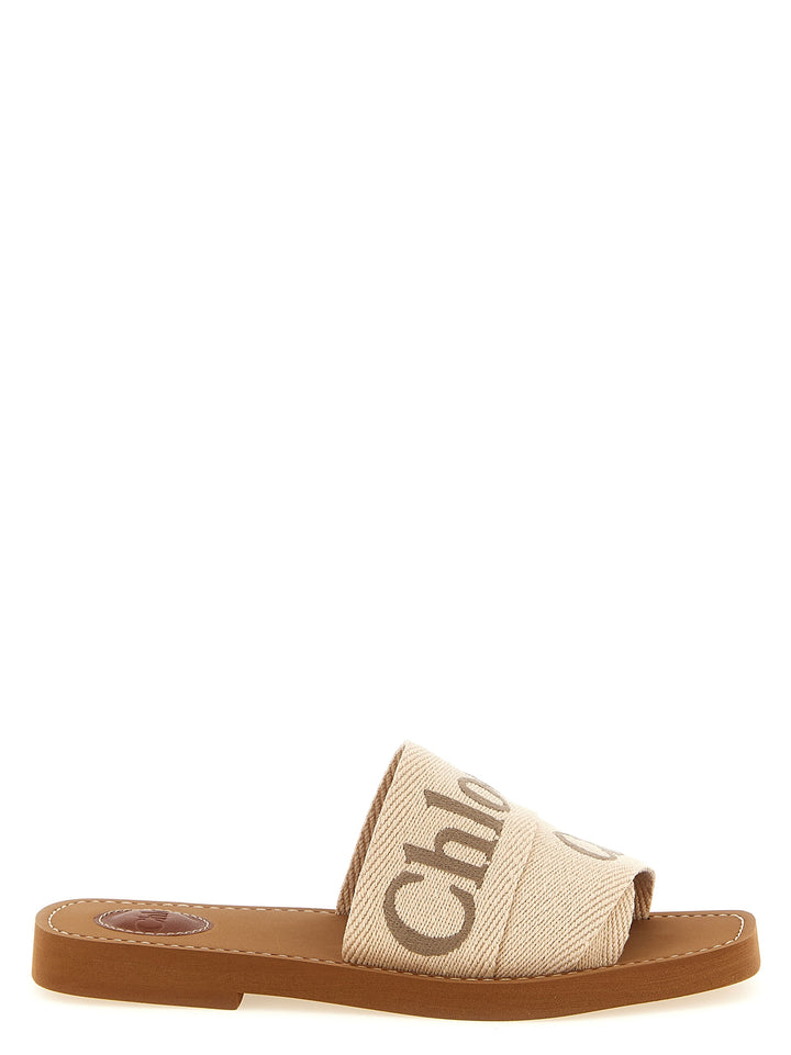 Chloé Woody Sandals - Beige | 43d6662fa0179d58fe8a7f7d783c88802b8794ba
