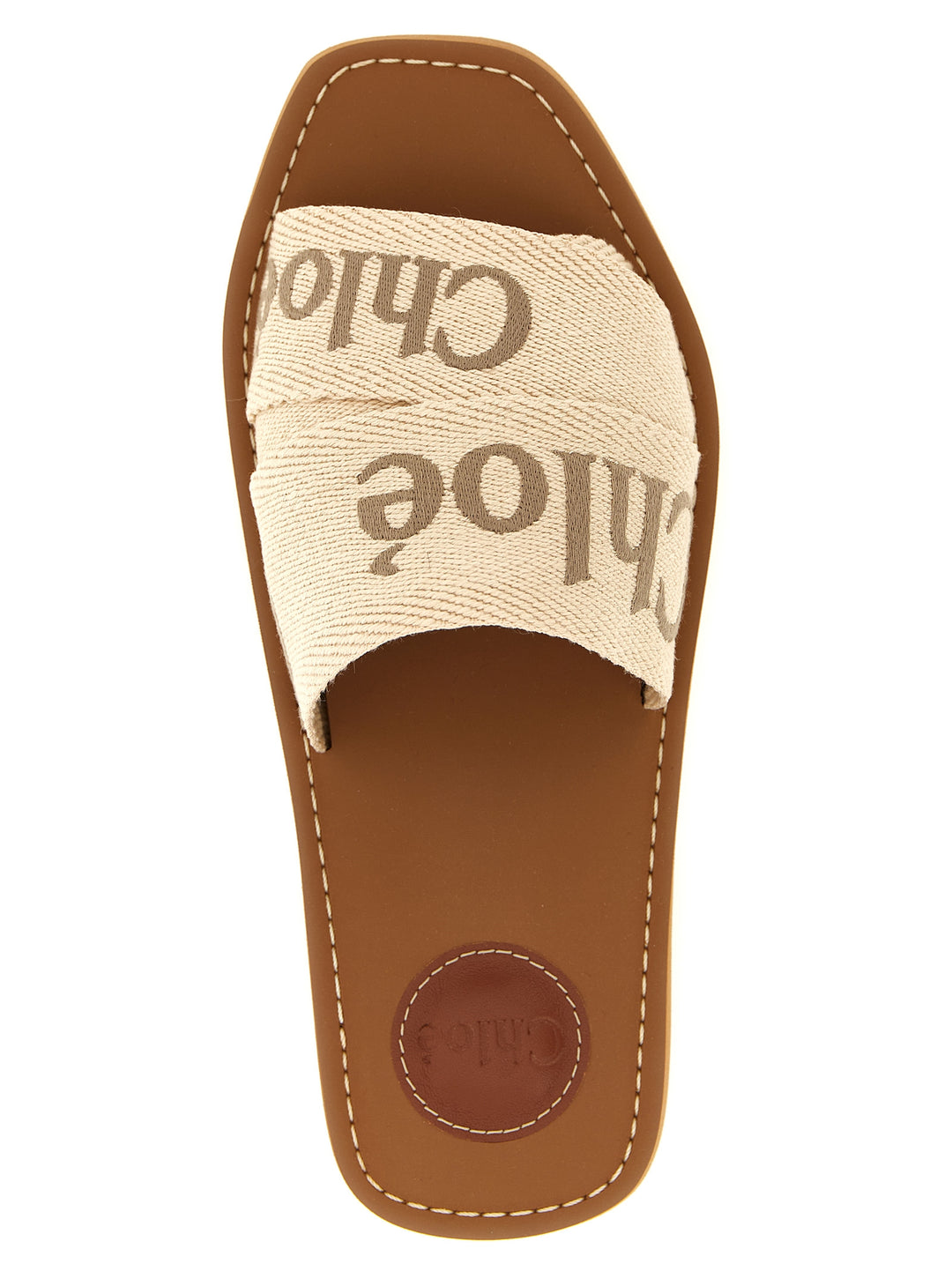 Chloé Woody Sandals - Beige | 15431772f398d5dc3f3ef6c12ce0a66e3c23a5a6