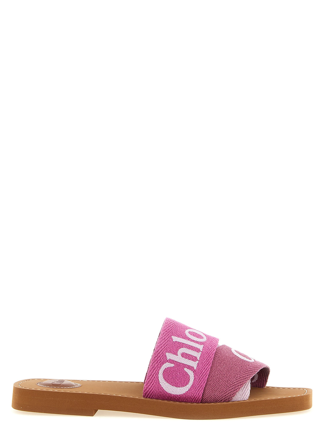 Chloé Woody Sandals - Pink | 1bad3e645f389ad68fee18e571e4eb4e8309cefe