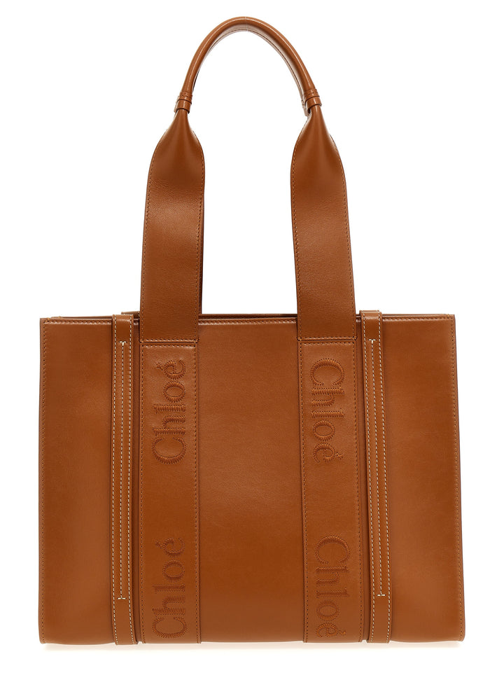 Woody Tote Bag Brown