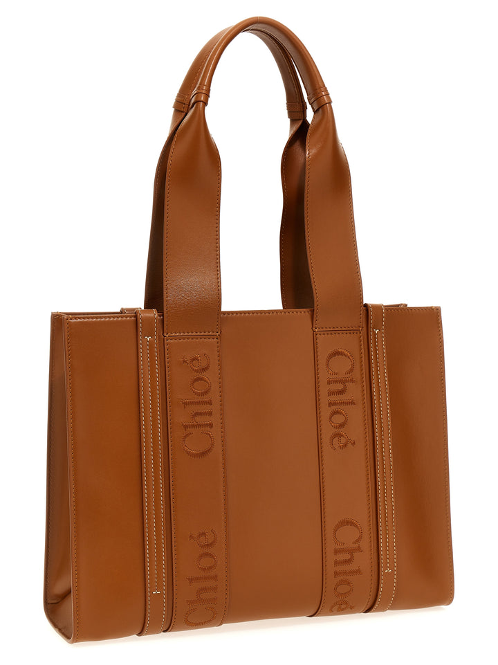 Woody Tote Bag Brown