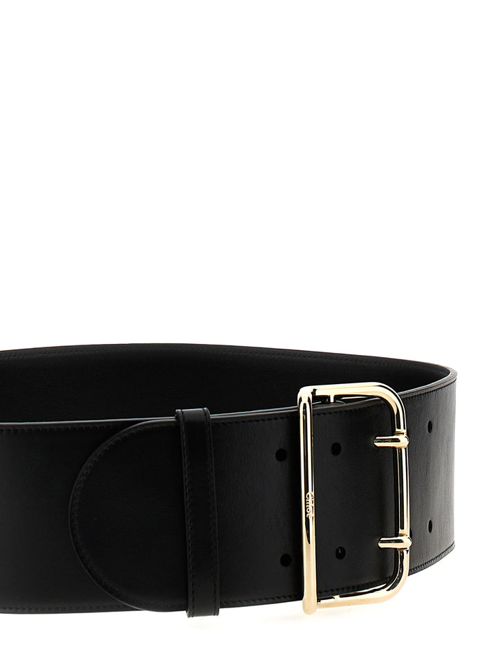 Leather Belt Belts Black