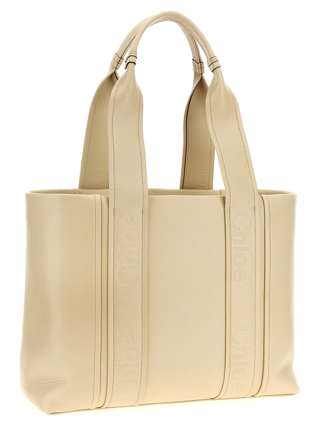 Woody Tote Bag Beige