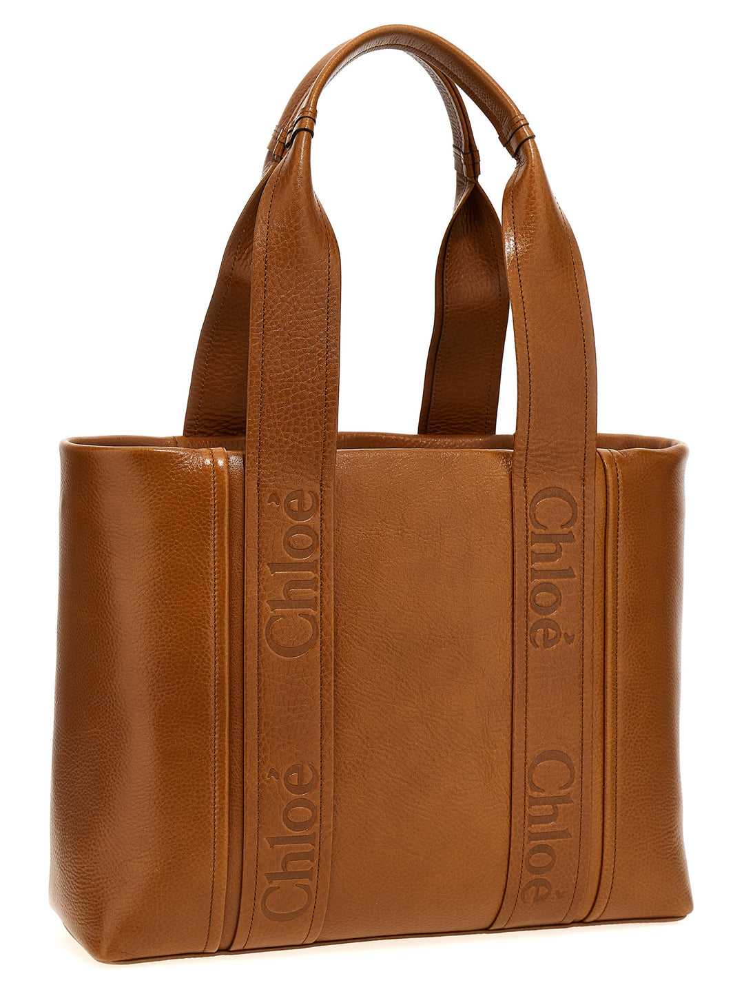 Woody Tote Bag Brown