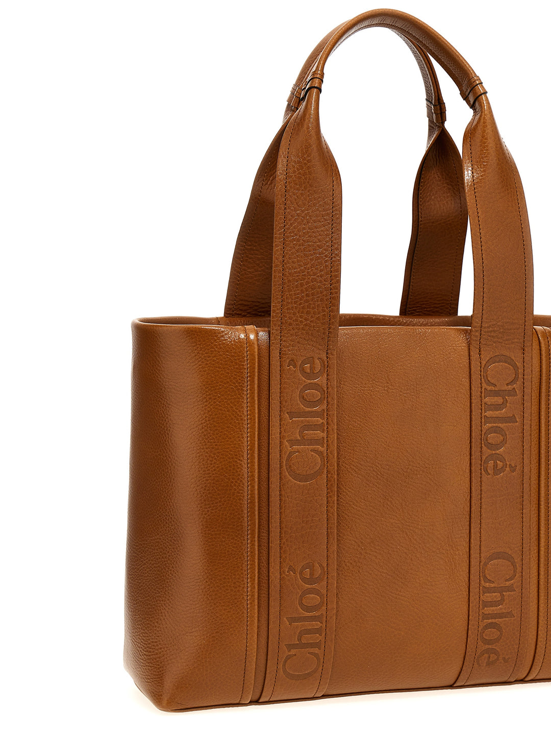 Woody Tote Bag Brown