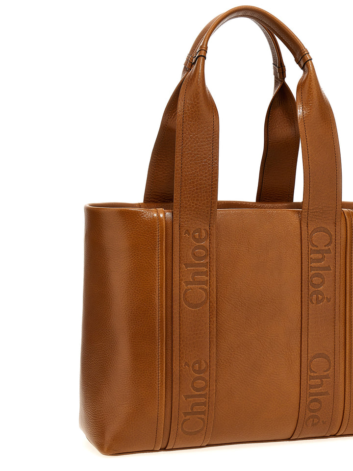 Woody Tote Bag Brown