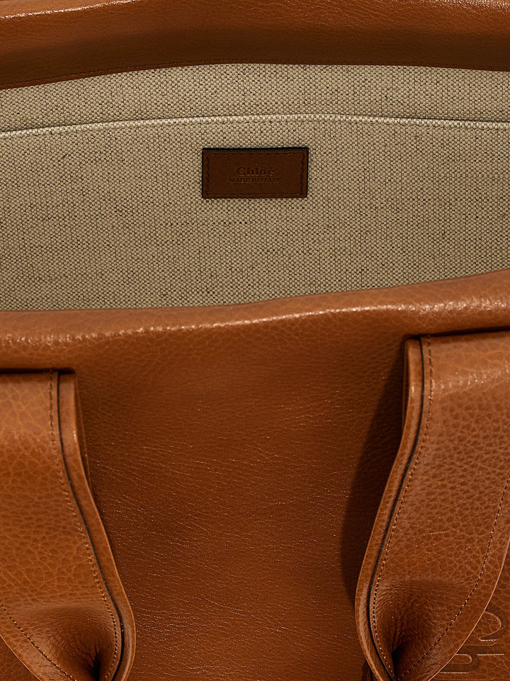 Woody Tote Bag Brown