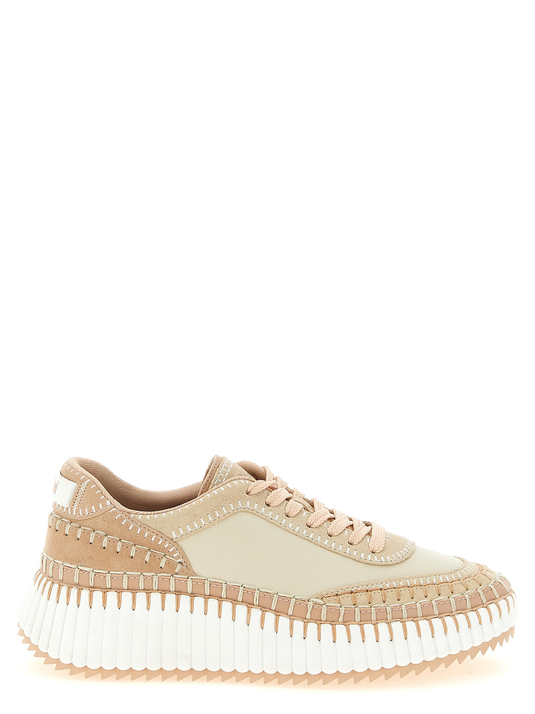 Chloé Nama Sneakers - Beige | a97c402f92b8b9425c4d1c30f5a8c048a3cf2699