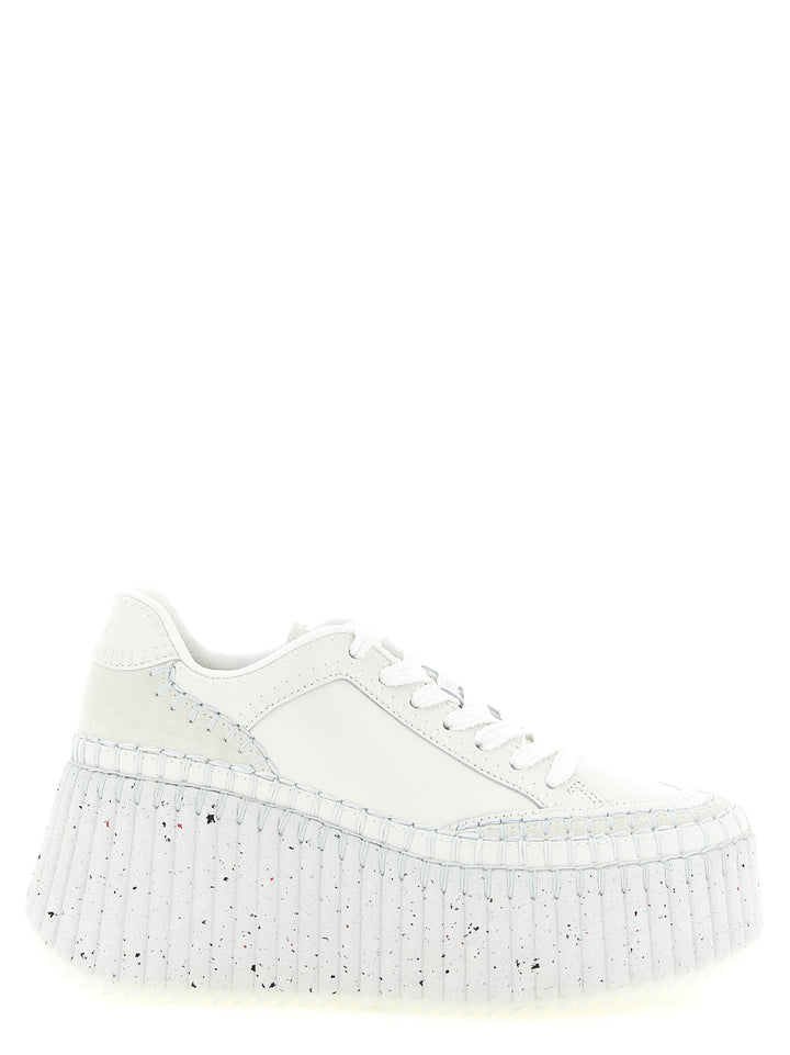 Chloé Nama Wedges - White | 0b6ea5cf3348c811c981519c3e68c7e1345c8e8f