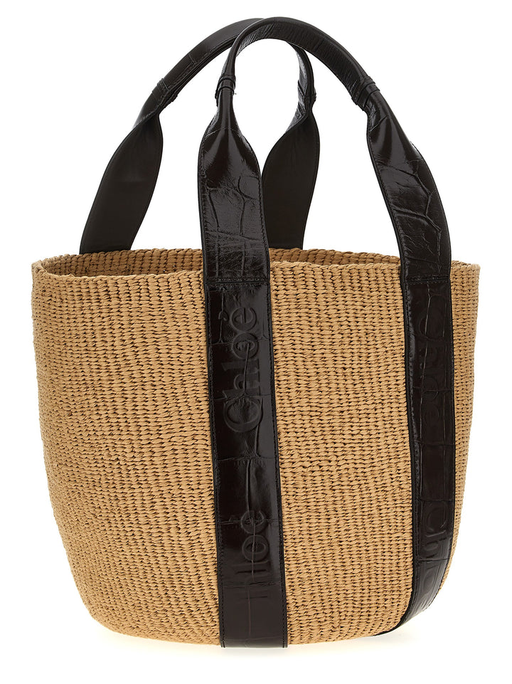 Woody Tote Bag Brown