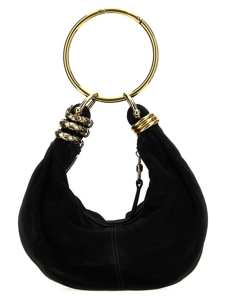 Bracelet Hobo Bag Snake Ornament Hand Bags Black