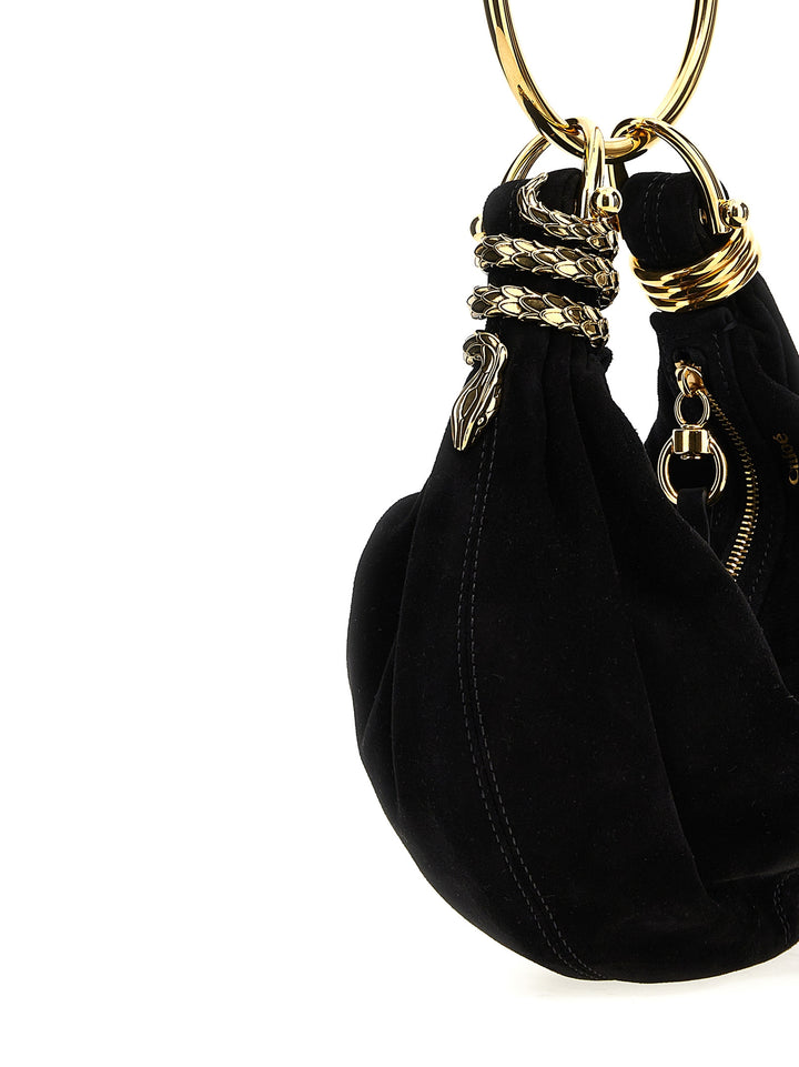 Bracelet Hobo Bag Snake Ornament Hand Bags Black