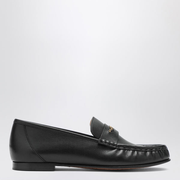 Black Leather Loafers