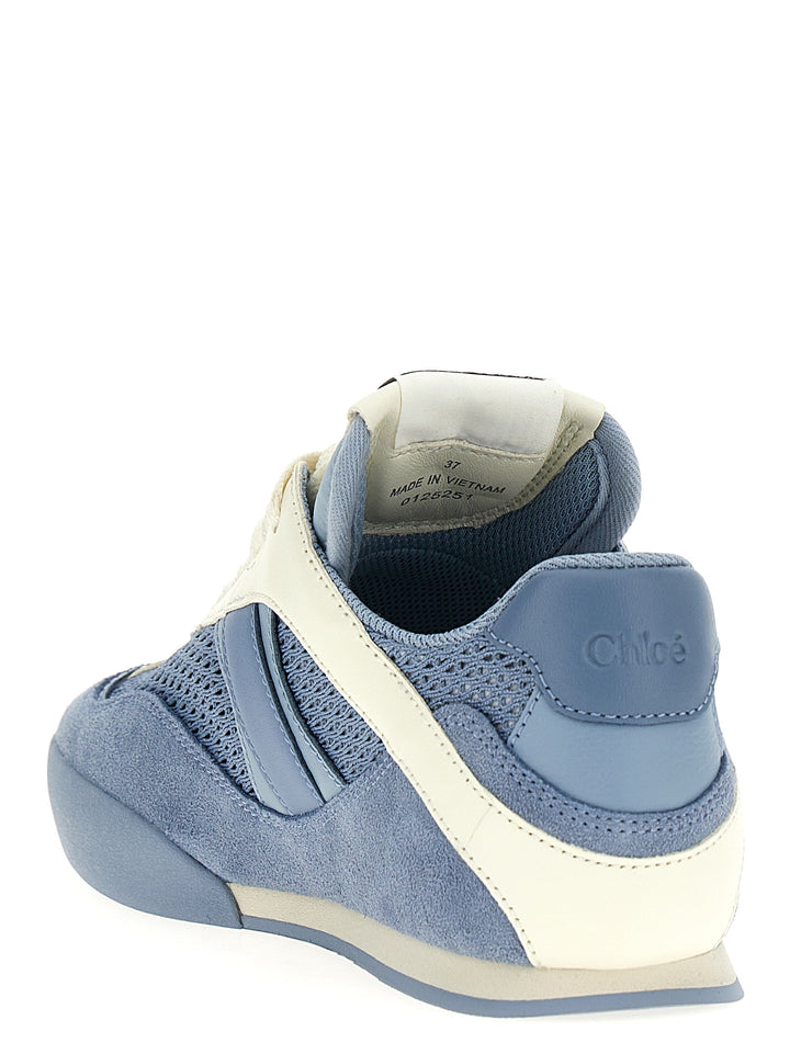 Chloé Kick Sneakers Light Blue