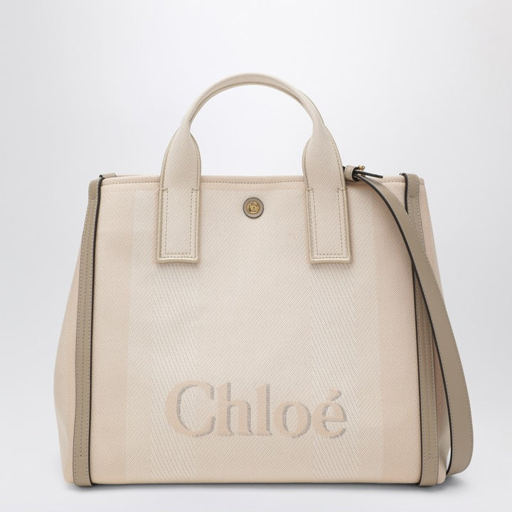 Chloé Shopping Totes - Beige | 98d61dd142df2aa8f0b39364d9e5be6ccc27d024