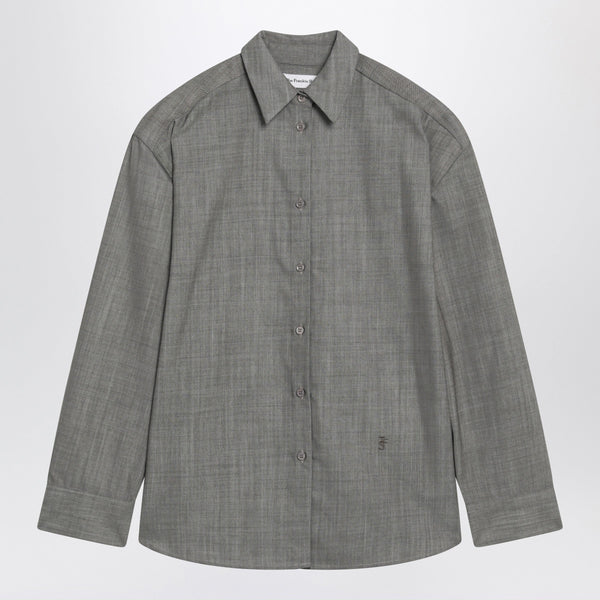 Bina Taupe Wool Shirt