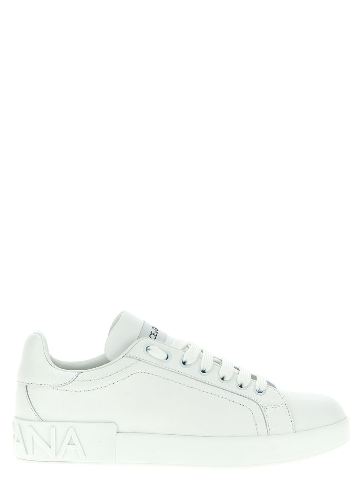 Dolce & Gabbana Portofino Sneakers - White | f9ff64e195501fe180dfe027bf17913e627008c4