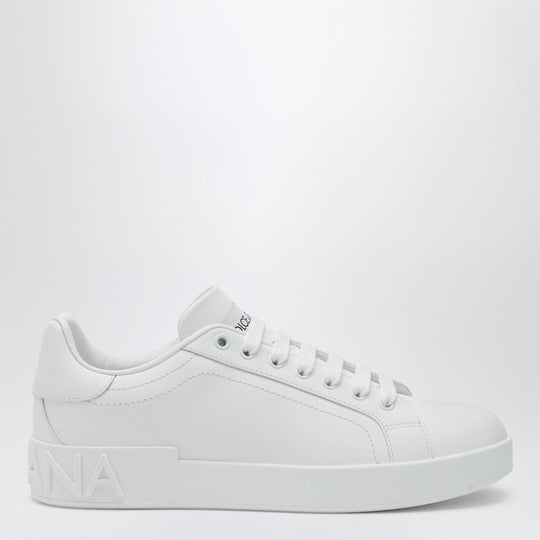White Portofino Sneakers In Leather
