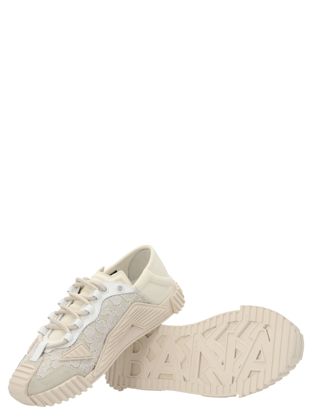 Dolce & Gabbana Lace Sneakers - White | 80e2f0bd4287b0fffa5842529d225709bd545ef9