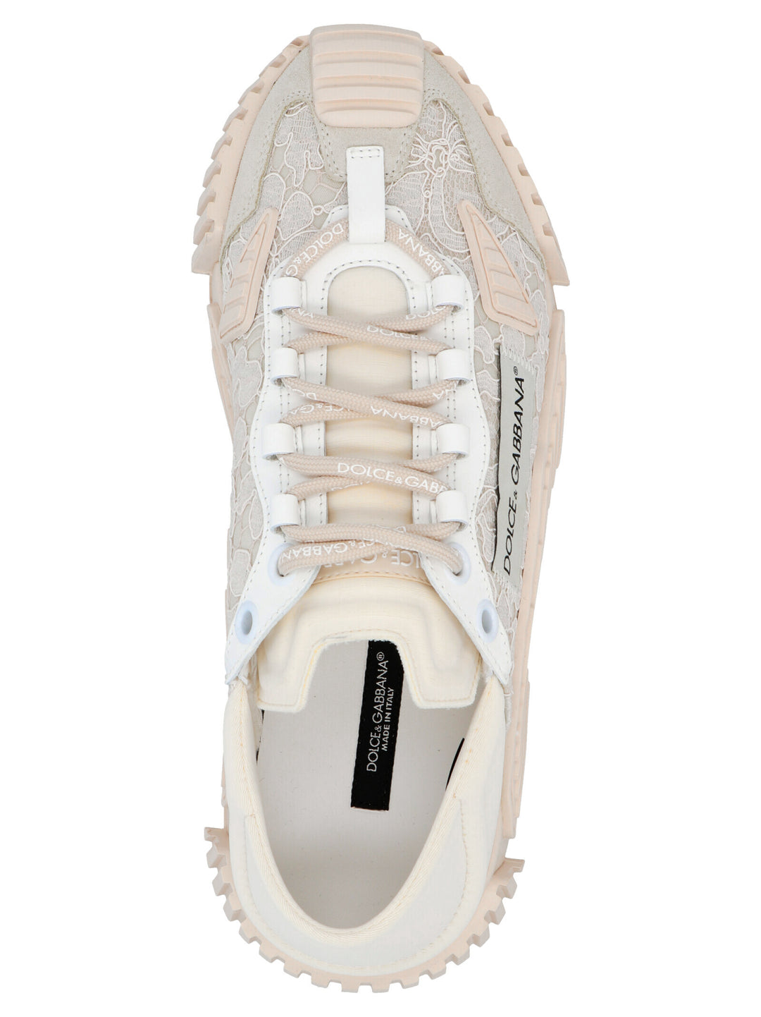 Dolce & Gabbana Lace Sneakers - White | a25d815b490967336fd9f07723ded9086c373622