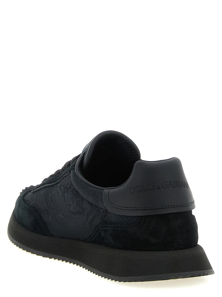 Dolce & Gabbana Dg Cushion Sneakers - Black | 8f92391ddb7d77b57fafa17ac1a3cc02503aed3a