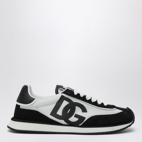 White And Black Dg Cushion Sneakers
