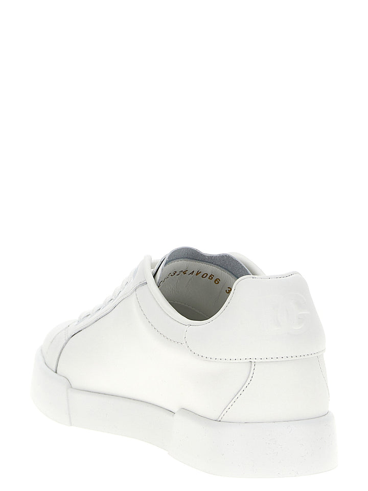 Dolce & Gabbana Portofino Sneakers - White | f94bcca89c5f8ef6709c09dd5ea0a2ca9b34cbf1