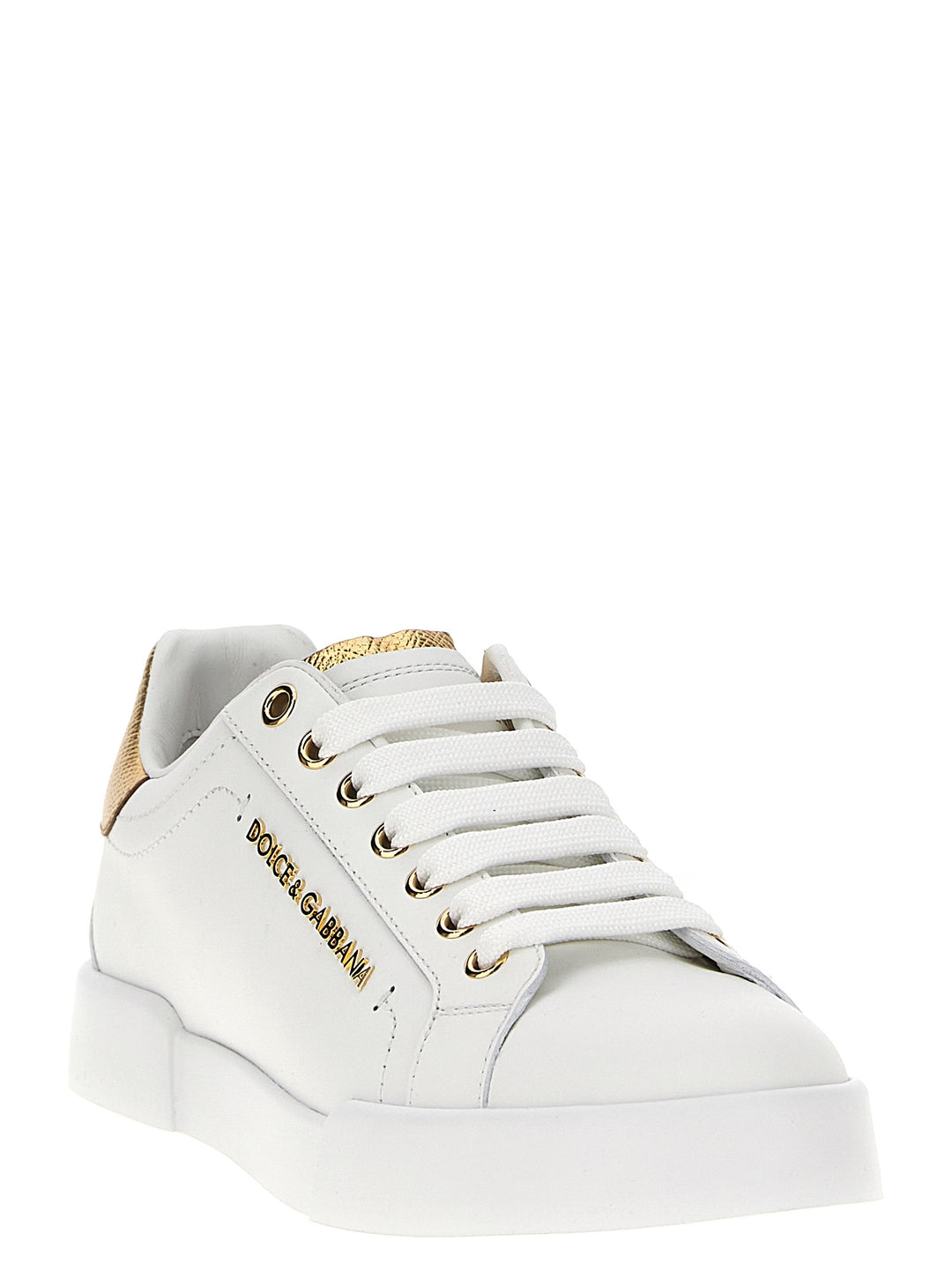 Dolce & Gabbana Portofino Sneakers - Gold | dcda8610e7a7b41dd0e8d8ad452510c60c01de14