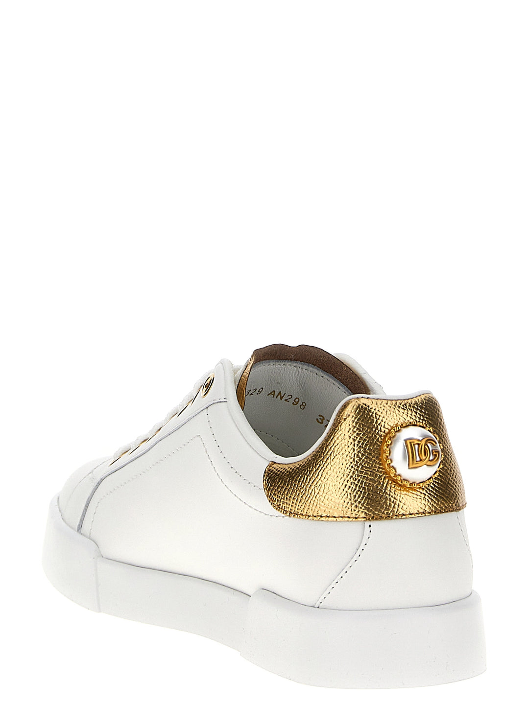 Dolce & Gabbana Portofino Sneakers - Gold | 8dfceef6a8c2052c66b49f7beb5842fab2747f03