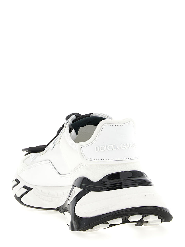 Dolce & Gabbana Day Faster Sneakers - White/Black | a04a5269e27c42eb7c76aecac6049d2bc64ee2f9