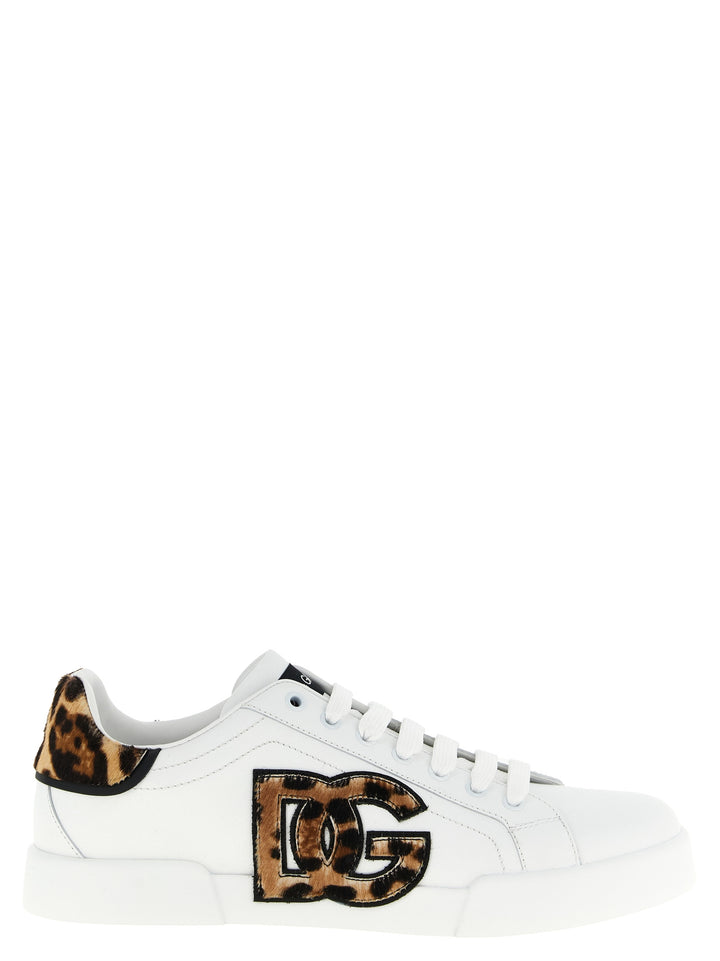 Dolce & Gabbana Portofino Light Strobel Sneakers - Brown | a23a0a44545b7104f094ef8c00ada43412306179