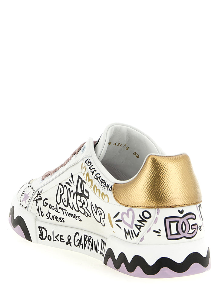 Dolce & Gabbana Portofino Sneakers - Multicolor | 831bcf67740a417b89a862279786ea72c2d11616