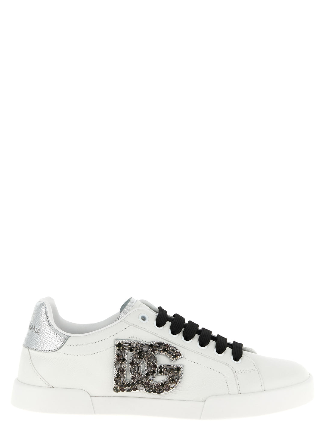 Dolce & Gabbana Portofino Sneakers - Silver | fef592e8054e019452551ac7940a6a7f81f20c51