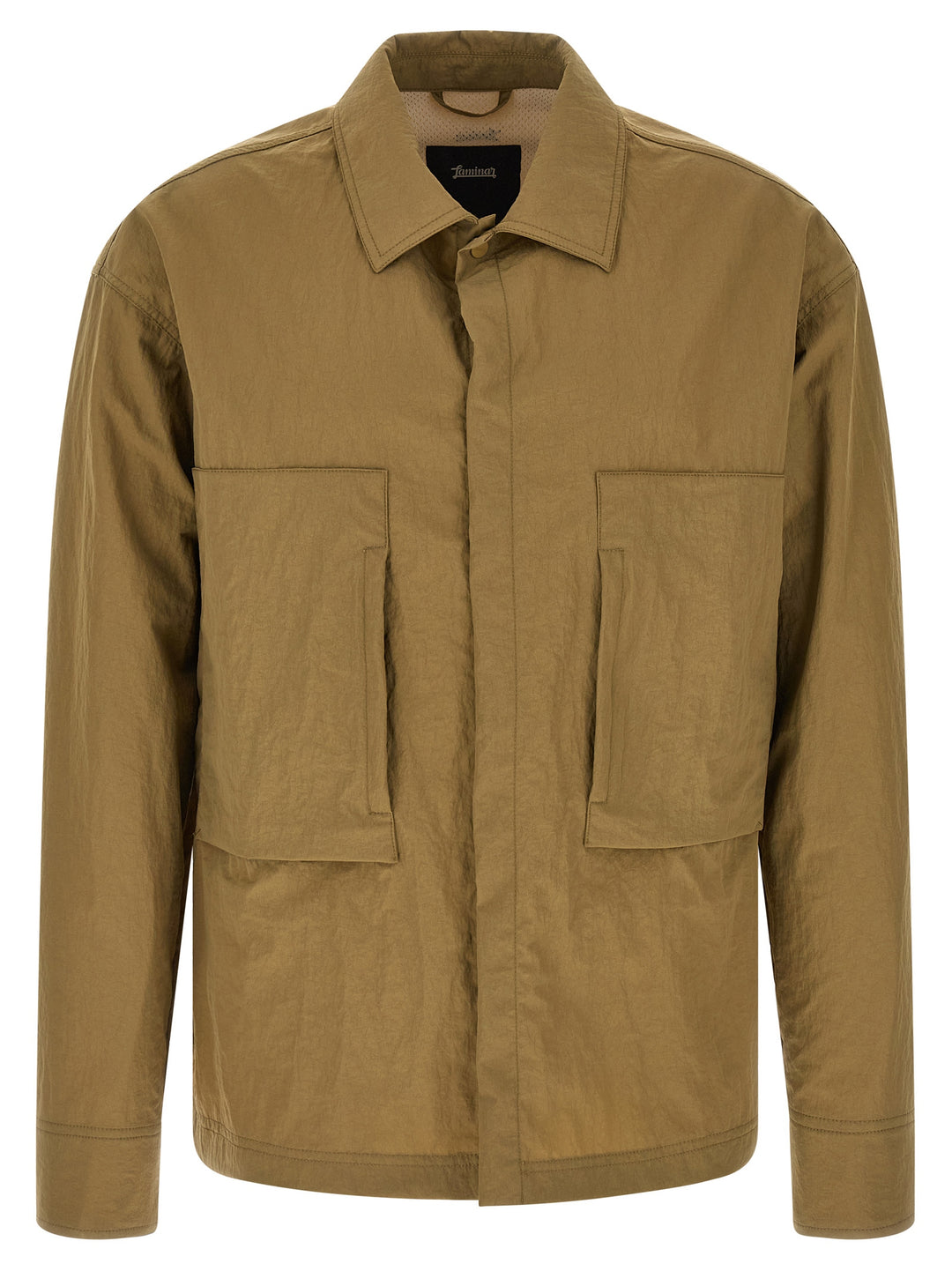 Laminar Shacket Rippled Effect Puffer Jackets - Green | 5420301a502e1b6b0a9232ae30bd46d53db2cbe4