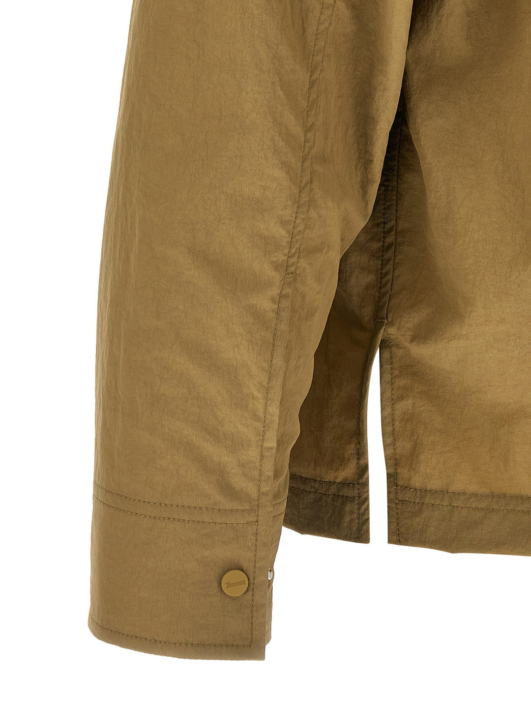 Laminar Shacket Rippled Effect Puffer Jackets - Green | ed2c73d3c62320592f4de0a9d5859c2e4bb772e2