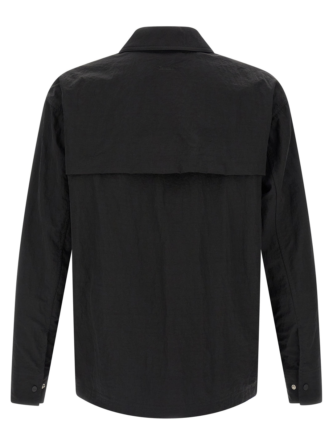 Laminar Shacket Rippled Effect Puffer Jackets - Black | c53e7f432c3e9b017017a01eda19c61da3dcaad3