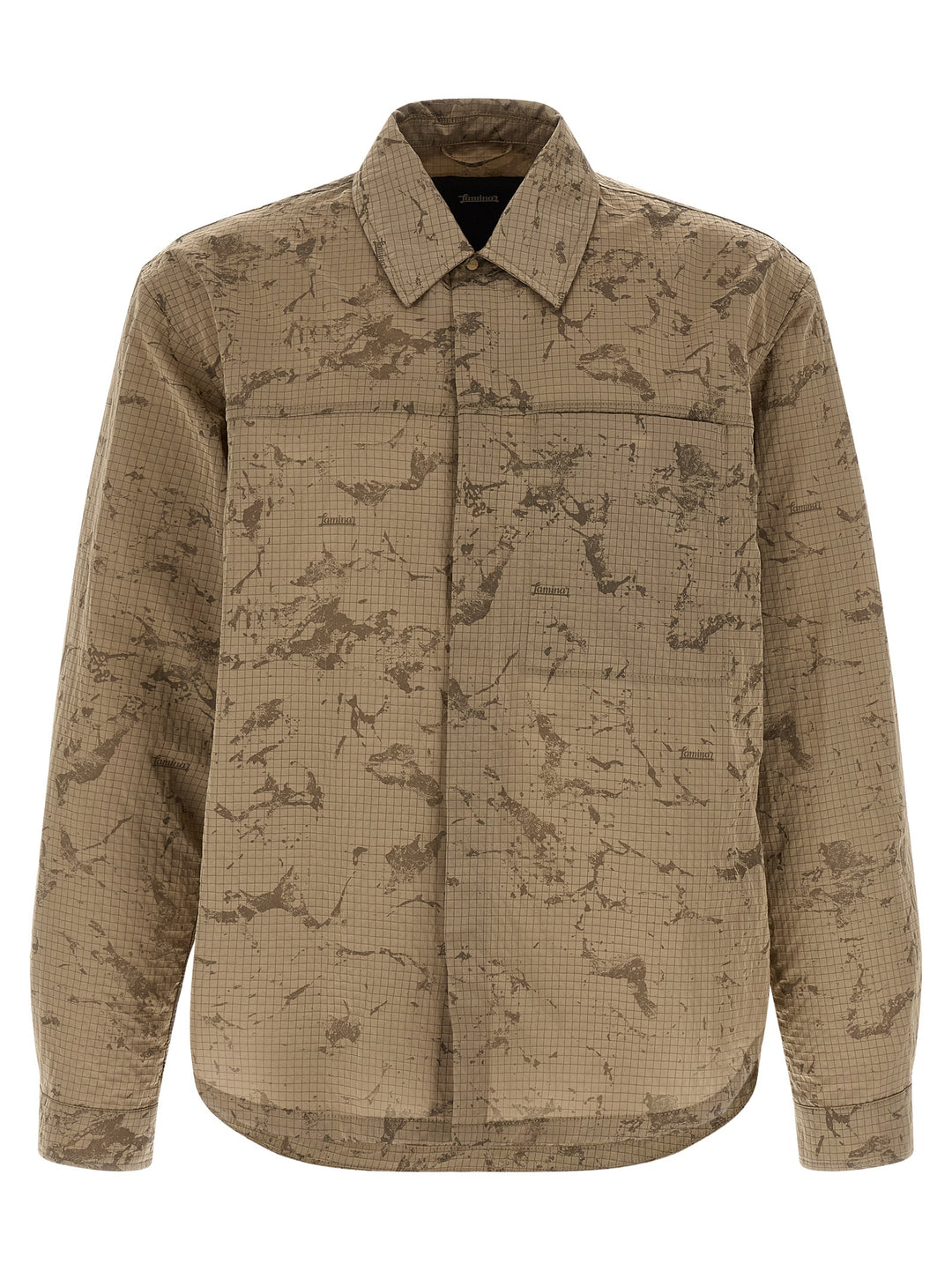 Laminar Ripstop Overshirt Shirt and Blouse - Beige | b5bed131f7987b6782d8d51686b641232b20dc4d