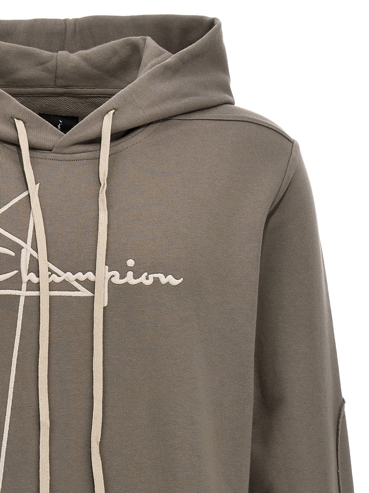 Rick Owens Champion X Rick Owens Hooded Bodysuit INTIMO - Gray | 49c1511b8850c5a774804285843fec6acade3729