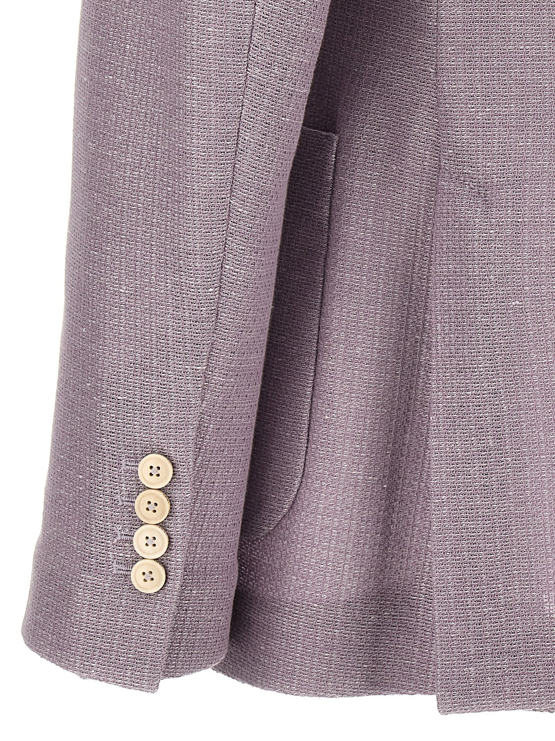 Double-Breasted Blazer Purple