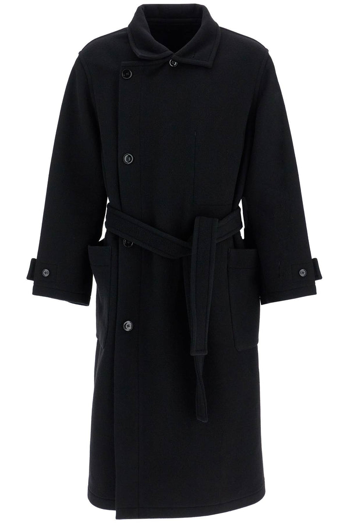 Unisex Double Wool Coat In