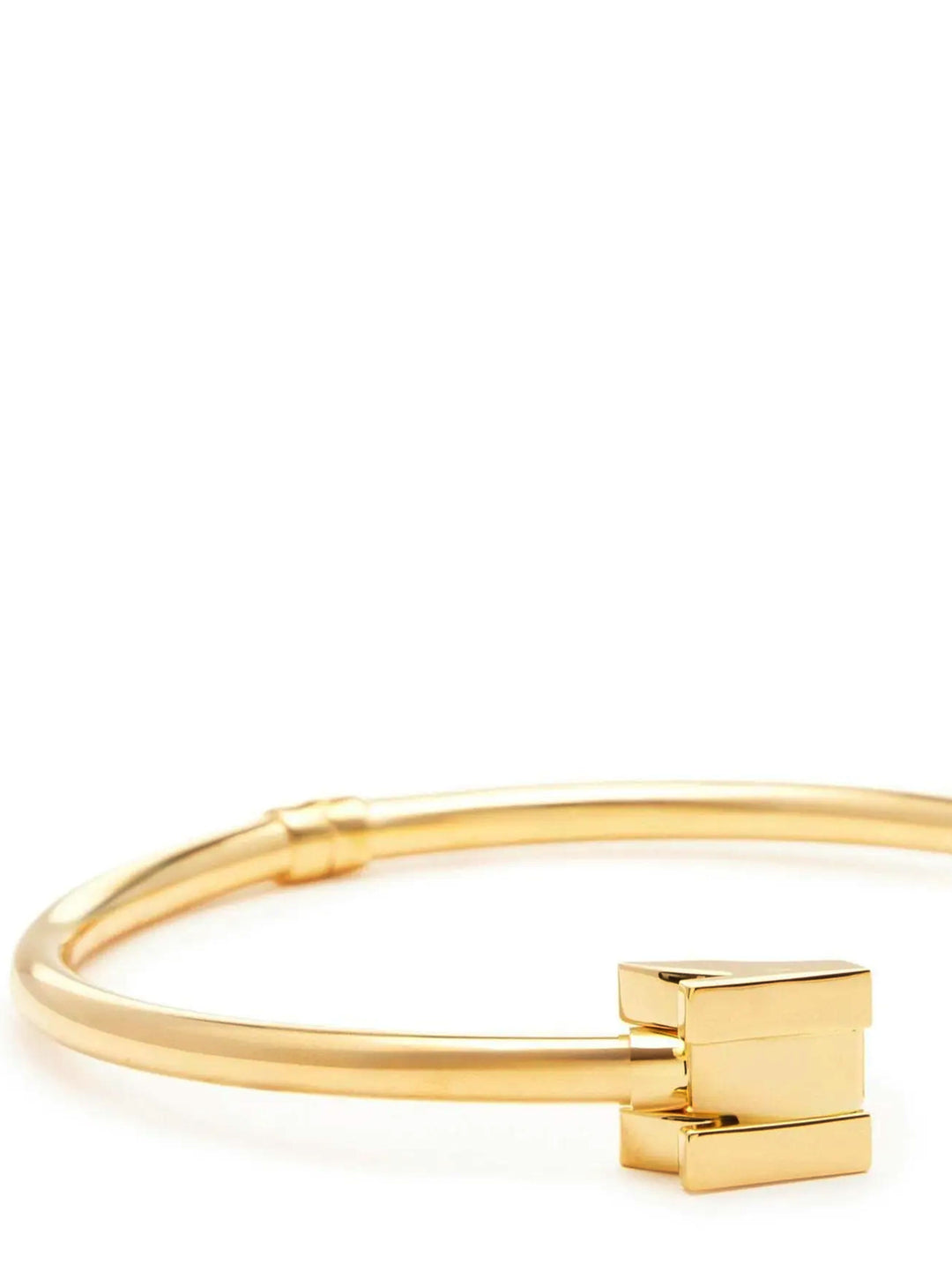 Elisabetta Franchi Geometric Logo Necklace Jewelry - Gold | bf7200d7516c19fde8e435ba810d8c4b3068a43f