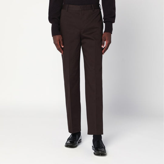 Brown Cotton Trousers