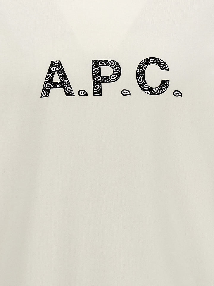 A.P.C. Timothy Sweatshirt - White/Black | bd8a95960bdb580747d7dc08c01678a5dcda66f0