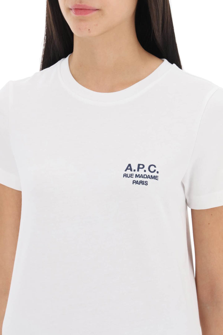 Denise T Shirt With Logo Embroidery