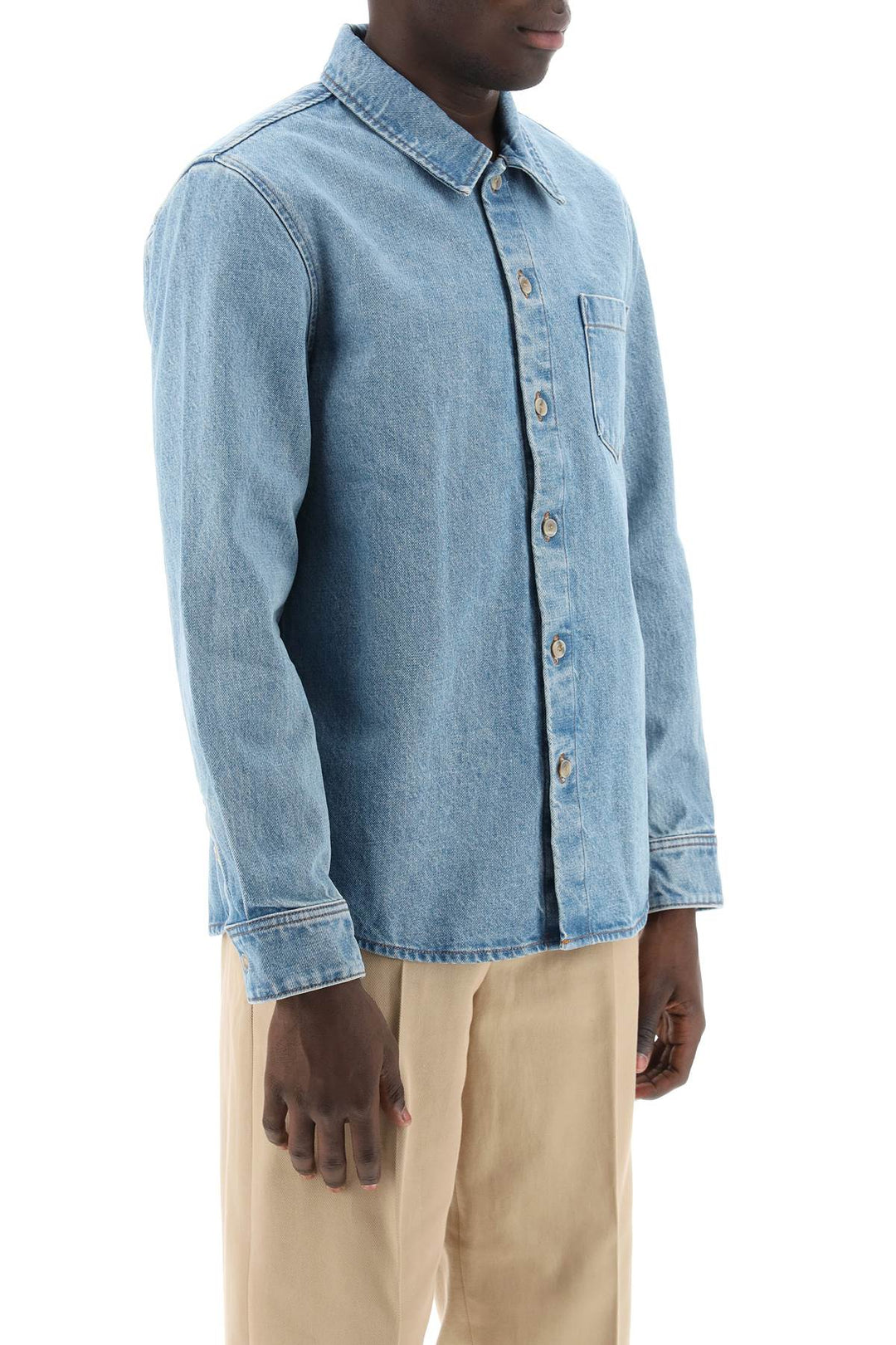 Vittorio Brodée Poitrine Denim Overshirt