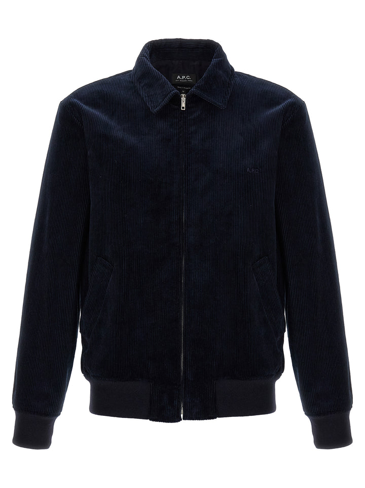 A.P.C. Gilles Puffer Jackets - Blue | 8d5487fa05aad311286a65fc41727276080ac042