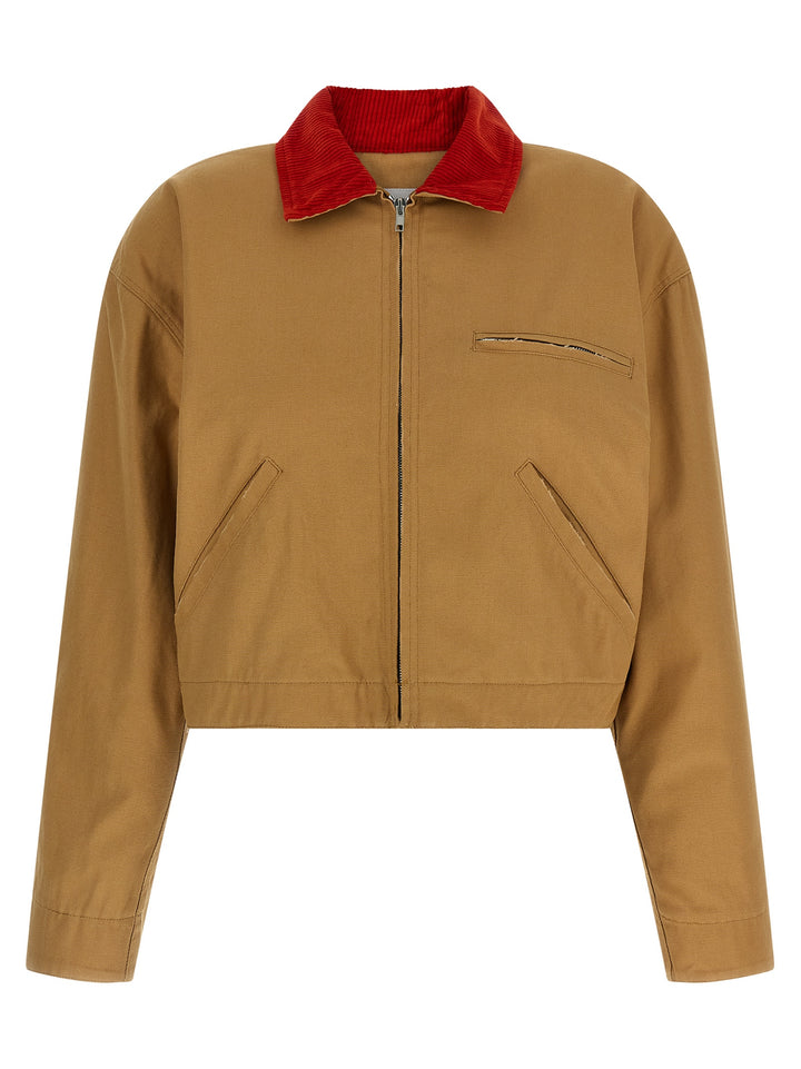 A.P.C. A.P.C. X Marc Jacobs Capsule Jacket Puffer Jackets - Beige | 5ba8678fb25cd95c85de3f83b79f227b2eb22eb7
