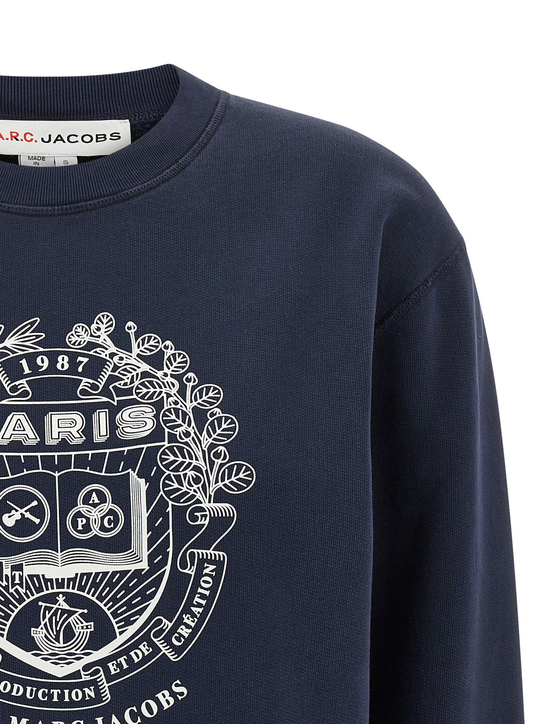 A.P.C. Paris Sweatshirt - Blue | 782d7a580b48941ad8101bffed7d8b617cef57d7