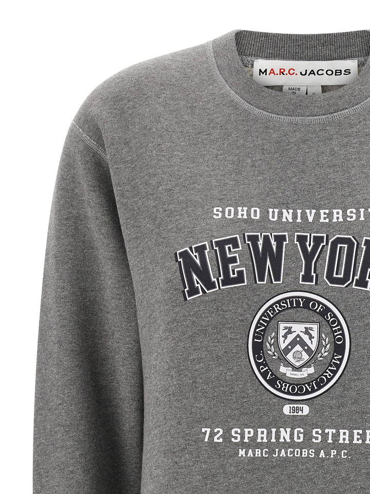 A.P.C. Ny Sweatshirt - Gray | be2393ef8d7d832d7f26b832284d8d2b86c8978e